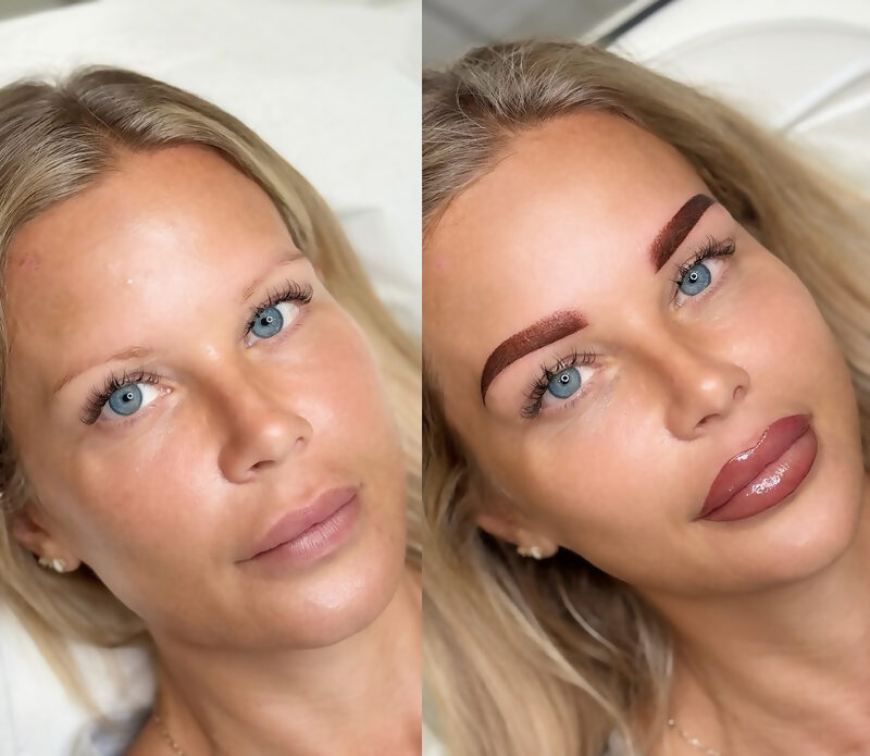 Allure permanent makeup result 6