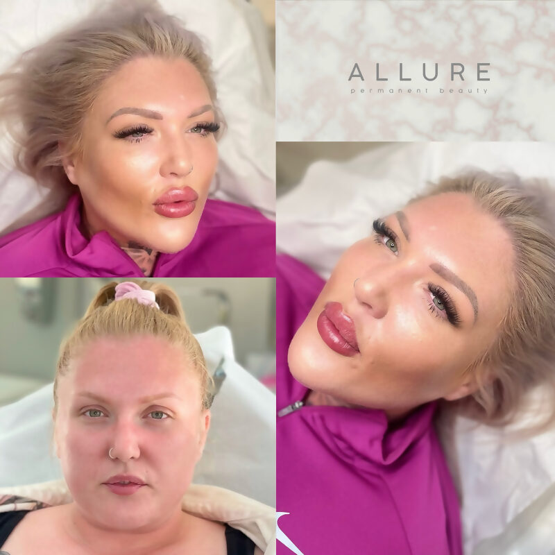 Allure permanent makeup result 16