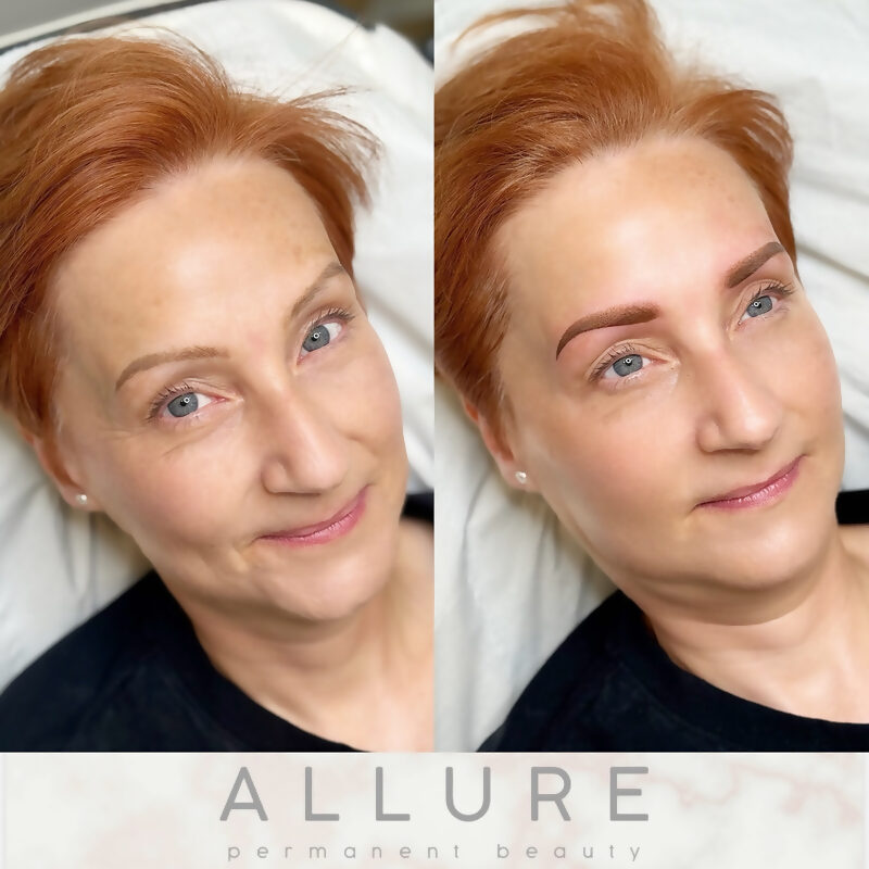 Allure permanent makeup result 24